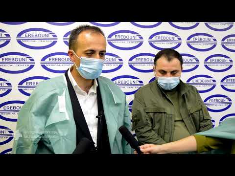 Վիրավոր զինծառայողների տեղափոխում