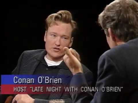 Conan O'Brien expresses his excitement over his new job on Charlie Rose