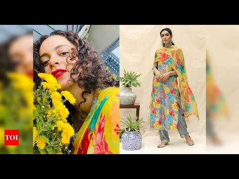 Kangana Ranaut just shared a glimpse of her floral salwar kameez and we want it right now - Times of