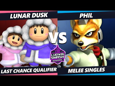 Ludwig Invitational - Lunar Dusk (Ice Climbers) Vs. Phil (Fox) SSBM Melee Tournament