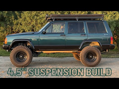 Jeep Cherokee XJ Build - Complete 4.5\" Suspension Lift Kit Installation (84-01)