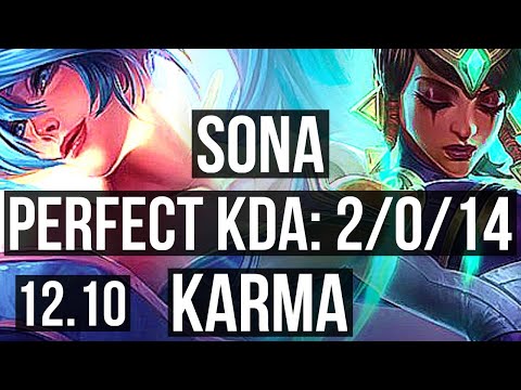 SONA & Veigar vs KARMA & Draven (SUP) | 2/0/14, 400+ games | EUW Master | 12.10