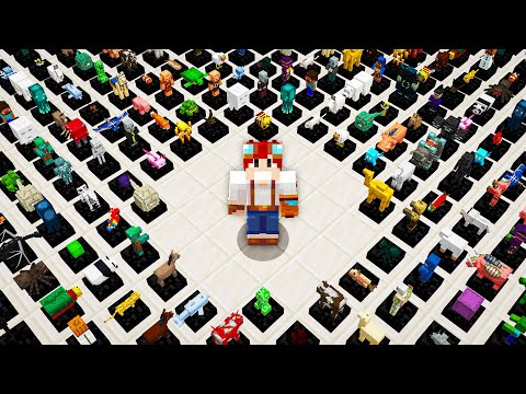 EU COLETEI O TROFÉU DE TODOS OS MOBS DO MINECRAFT - Odisseia