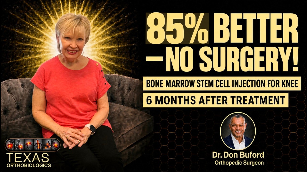 Bone Marrow Stem Cells for Knee Arthritis | 85% Better, No Surgery