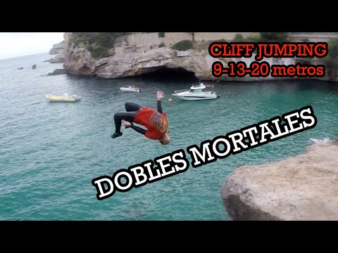 Es Pontas/Santanyi Cliff Jumping Mallorca (20m jump)