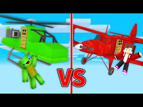 EPIC Air Battles: Mikey vs JJ in Minecraft (Maizen)