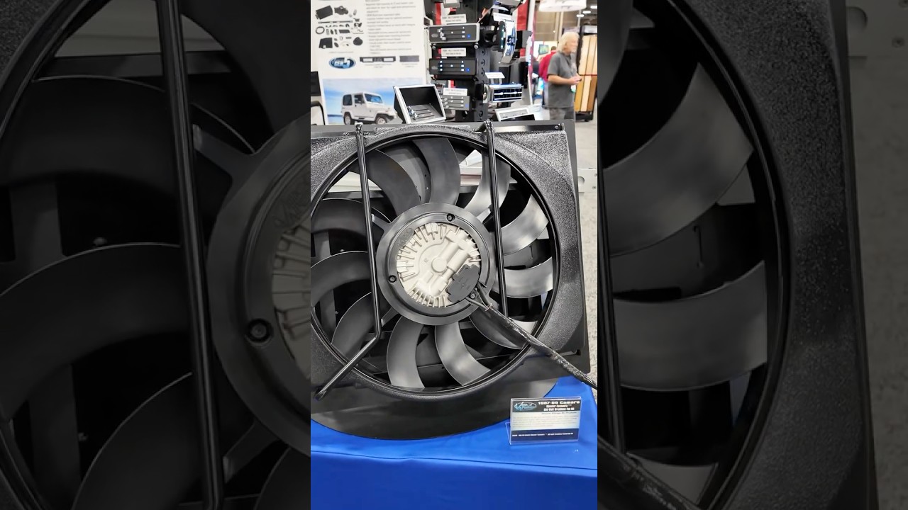 SEMA 2025: Vintage Air “Monster” 19″ Brushless Fan Kit: demo ’67-’69 Camaro Cooling Upgrade