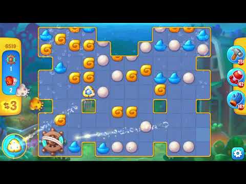 Fishdom 6519 Level - 16 moves - NO BooSTERS