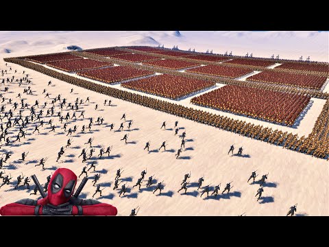3000 Deadpool  VS  Ancient Medieval Army - Ultimate Epic Battle Simulator | UEBS
