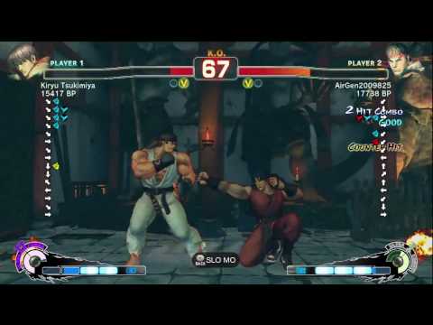 SSFIV Online: Kiryu Tsukimiya (Guy) vs Air (Ryu) TRUE-HD QUALITY