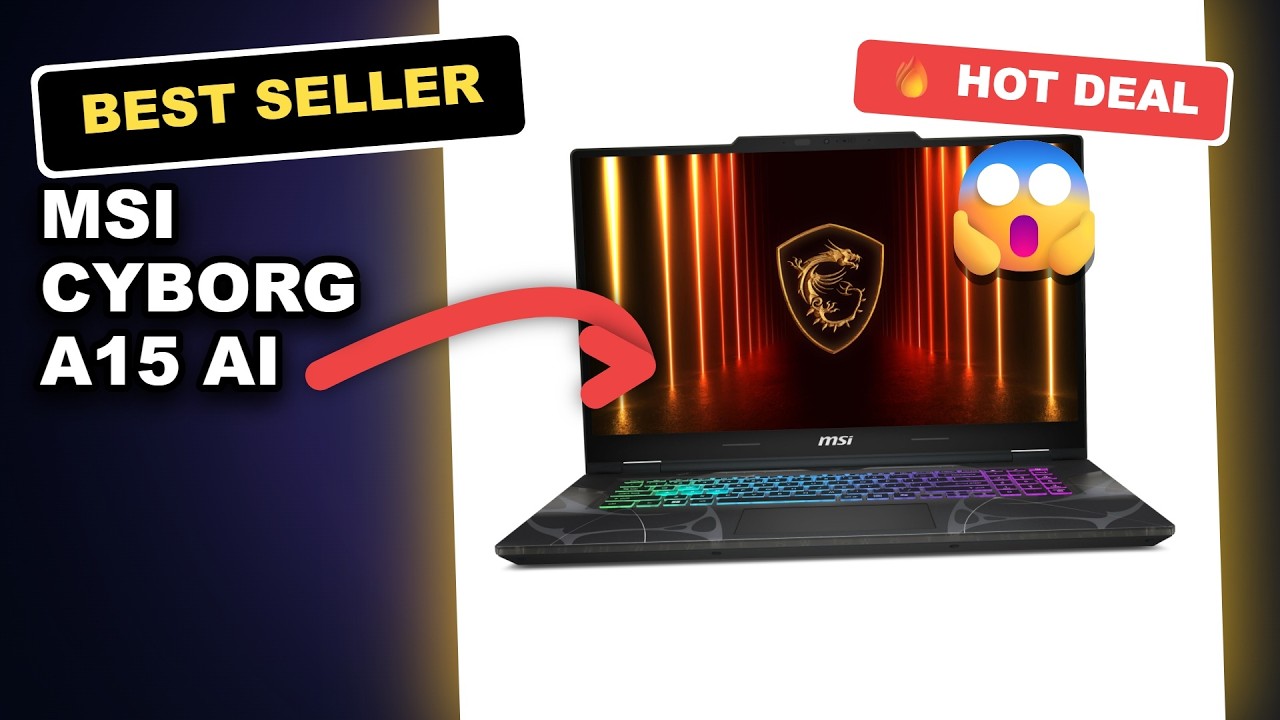 MSI Cyborg A15 AI Review: Is This AMD Ryzen 9 Gaming Laptop Worth It? review video