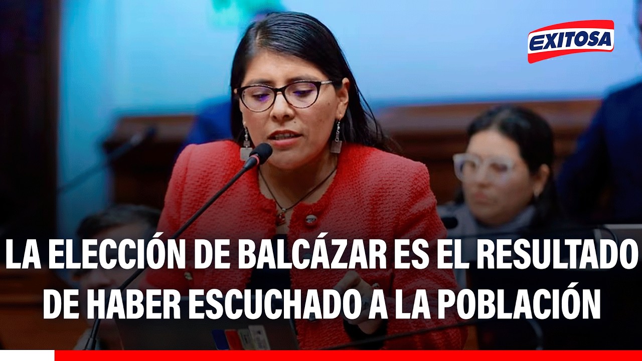 🔴🔵 Margot Palacios: La Elección de José Balcázar es el resultado de haber escuchado a la población
