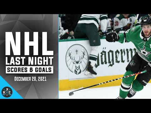 NHL Last Night: All 11 Goals and Scores on December 20, 2021