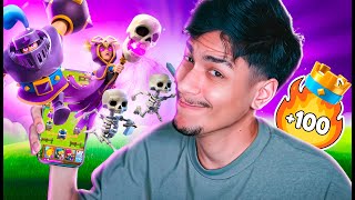 agora não perco mais no Clash Royale... MegaCavaleiro + Mega Bruxa ‹ Ine ›