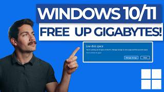 How to Free Up GIGABYTES of Disk Space on Windows 10/11 (The Safe & Ea