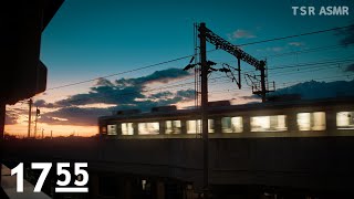 【ASMR】夕暮れと電車と町の喧騒 │ 作業用 睡眠用BGM │ 南海電車