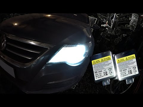 Замена КСЕНОНОВОЙ Лампы на Volkswagen Passat CC Без снятия бампера!