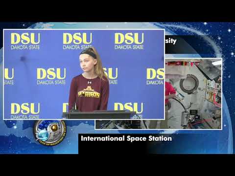 Expedition 56 Inflight Interview with Dakota State University - August 27, 2018