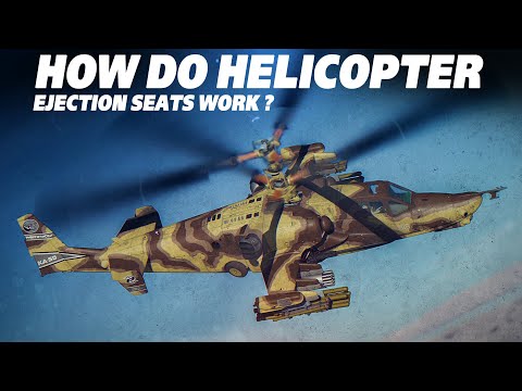 How Do Ejection Seats In Helicopters Work Without Dicing Up The Pilot ??