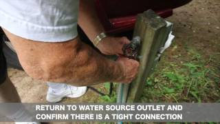 Roadtrek - How To Hookup to a Water Source