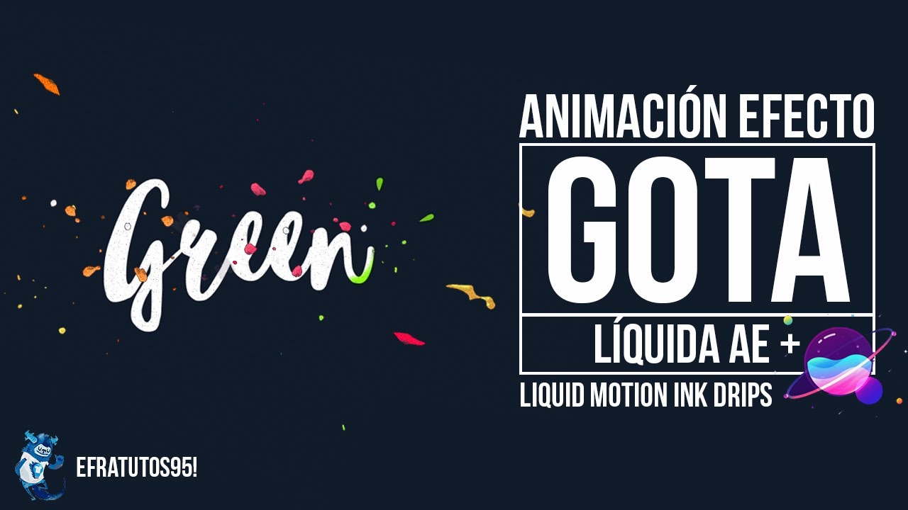 Animación de Gota líquida After Effects Tutorial