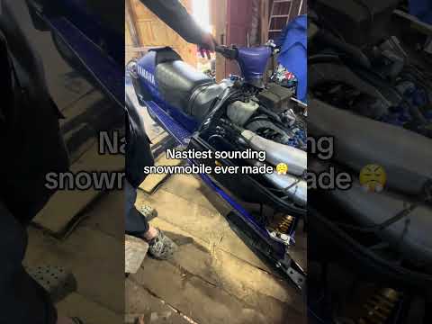 Hauck growler sound check on Yamaha srx700 tripe #yamaha #srx700 #triple #snowmobile #piped