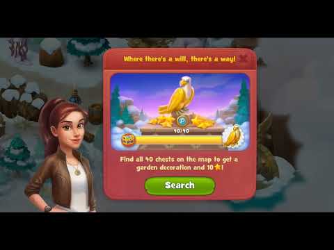 Gardenscapes Mysteries Of North 40 Chest Found