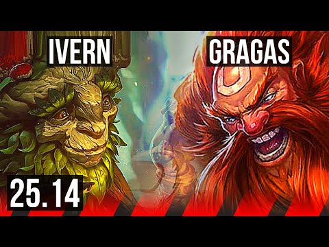 IVERN vs GRAGAS (TOP) | 600+ games | KR Challenger | 25.14
