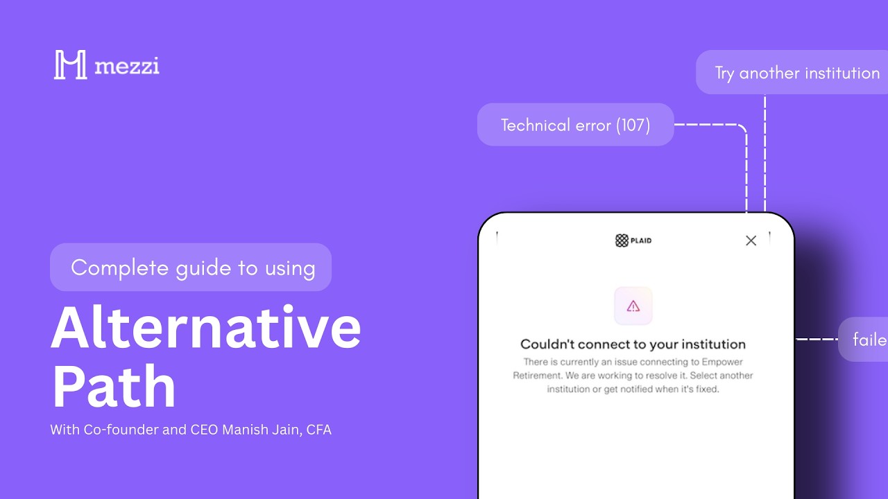 Fixing Plaid Connection Errors: How to Use Mezzi’s Alternative Path video thumbnail