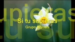 Si tu supieras    Grupo Bryndis