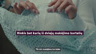 Kasdienių banko paslaugų pasiūlymas toks aiškus, kad nuobodu.
