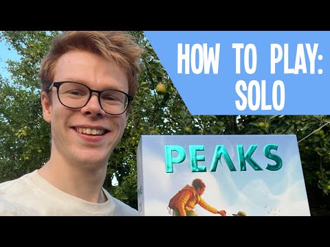 Peaks Board Game - How to Play Solo
