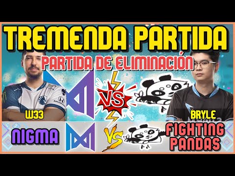 NIGMA VS FIGHTING PANDAS [GAME 3]ELIMINACIÓN - WEPLAY! BUKOVEL MINOR - DOTA 2