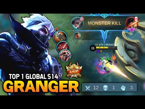 GRANGER BEST BUILD 2021 | TOP 1 GLOBAL GRANGER GAMEPLAY | MOBILE LEGENDS✓