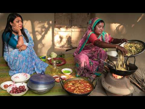 পুকুরের বড় মাছ দিয়ে বাঁধাকপির গ্রামীণ রান্না || Panorama Cooking