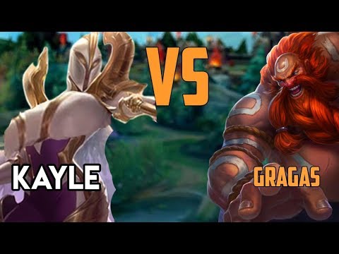 Gragas vs Kayle || Full Gameplay