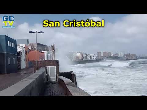 Oleaje en San Cristóbal, Las Palmas de Gran Canaria #olas #grancanaria #mar