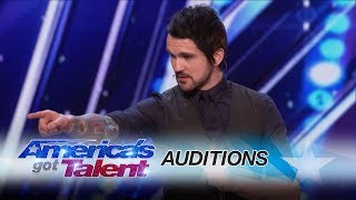 Colin Cloud: Real Life Sherlock Holmes Reads Minds - America's Got Talent 2017