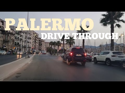 DRIVE THROUGH PALERMO, SICILY