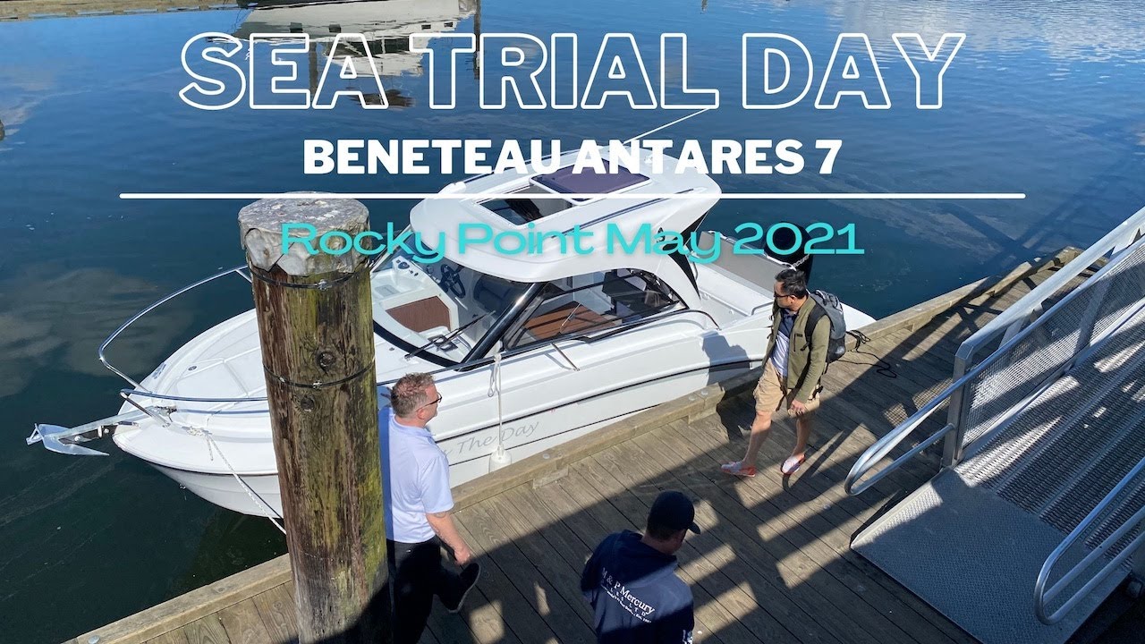 Beneteau Antares 7 sea trial
