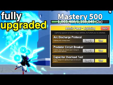 How to FULLY Upgrade NEW Lightning Fruit to MAX in Blox Fruits! (BEST)