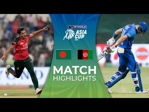 Match 9 | Bangladesh vs Afghanistan | Match Highlights | DP World Asia Cup 2025