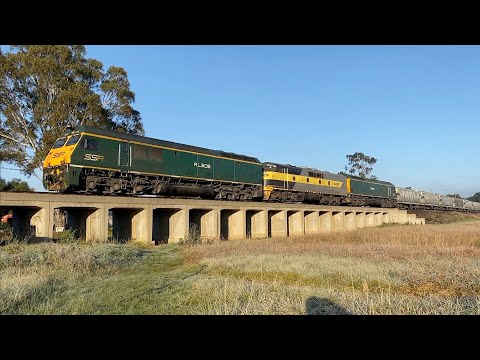 7KV1 - RL305-GM27-RL301 (Grain) Inverleigh - Australian Trains by RaySha1811