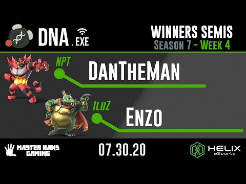 DNA.EXE S7:W4 - NPT | DanTheMan (PT, Incineroar) Vs. IluZ | Enzo (Palutena, K. Rool) - W Semis