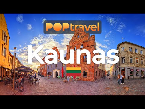 Walking in KAUNAS, Lithuania - 4K HDR