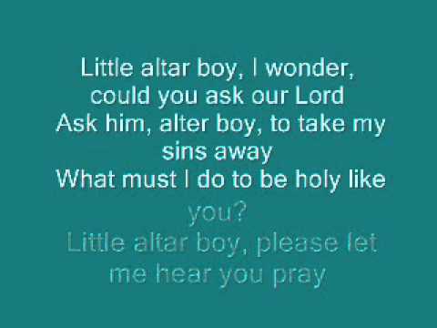 Little Altar Boy KARAOKE