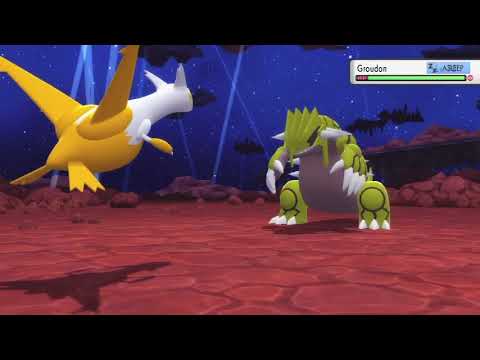 SHINY GROUDON in BDSP