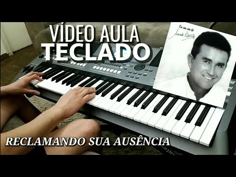 "vídeo aula" RECLAMANDO SUA AUSÊNCIA - AMADO BATISTA (Tutorial) NO PSR S 670