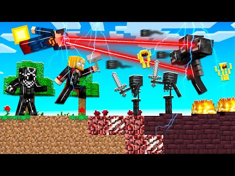 USING HEROES to Stop WITHER Invasion in Minecraft