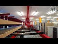 Halbautomatisches Plattenlager im Holzhandel